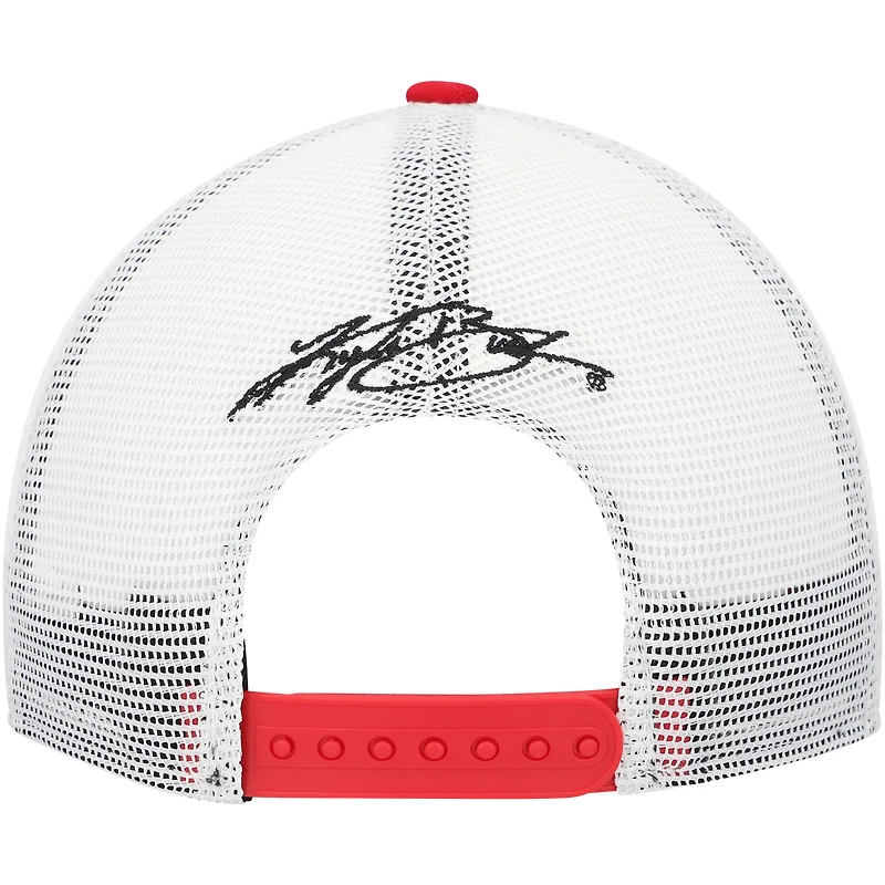 Casquette New Era Kyle Busch Golfer Trucker 9FIFTY Snapback noire pour homme