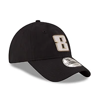 Men's New Era Black Kyle Busch Team Enzyme Washed 9TWENTY Adjustable Hat