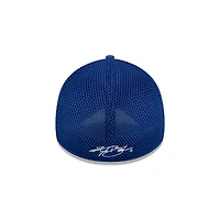Casquette 39THIRTY Flex à motif camouflage Kyle Busch bleu New Era pour homme