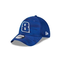 Casquette 39THIRTY Flex à motif camouflage Kyle Busch bleu New Era pour homme