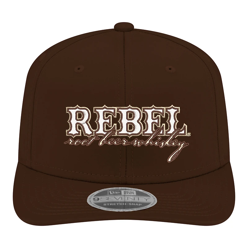 Casquette ajustable New Era marron Kyle Busch Rebel Bourbon Root Beer Whiskey 9SEVENTY pour homme