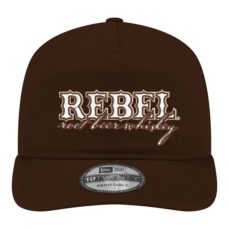 Men's New Era Dark Brown Kyle Busch Rebel Root Beer 19TWENTY Snapback Hat