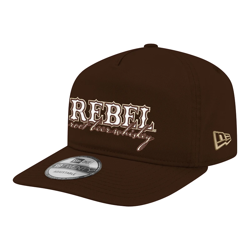 Men's New Era Dark Brown Kyle Busch Rebel Root Beer 19TWENTY Snapback Hat