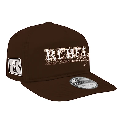 Casquette snapback New Era Kyle Busch Rebel Root Beer 19TWENTY marron foncé pour homme
