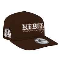 Casquette snapback New Era Kyle Busch Rebel Root Beer 19TWENTY marron foncé pour homme