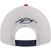 Men's New Era  Gray/Navy Kyle Busch Salute 9FORTY Adjustable Hat