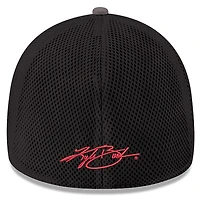 Men's New Era Gray Kyle Busch 39THIRTY NEO Flex Hat