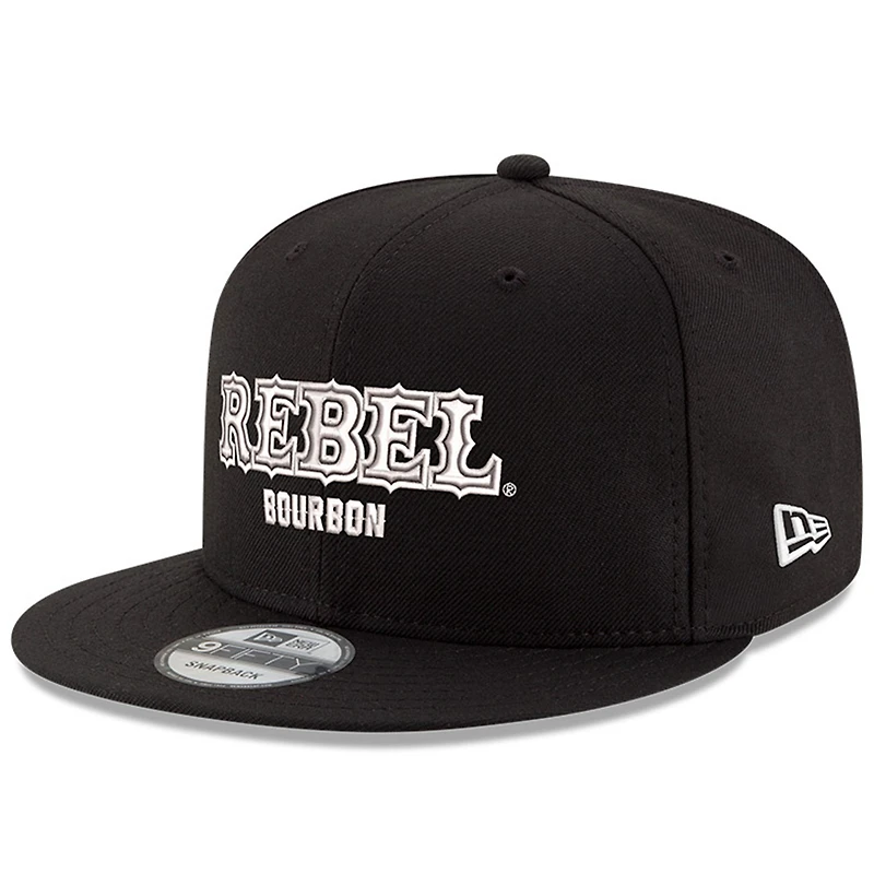 Casquette Snapback 9FIFTY noire Kyle Busch Rebel Bourbon de la collection Richard Childress Racing Team pour hommes