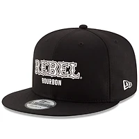 Casquette Snapback 9FIFTY noire Kyle Busch Rebel Bourbon de la collection Richard Childress Racing Team pour hommes