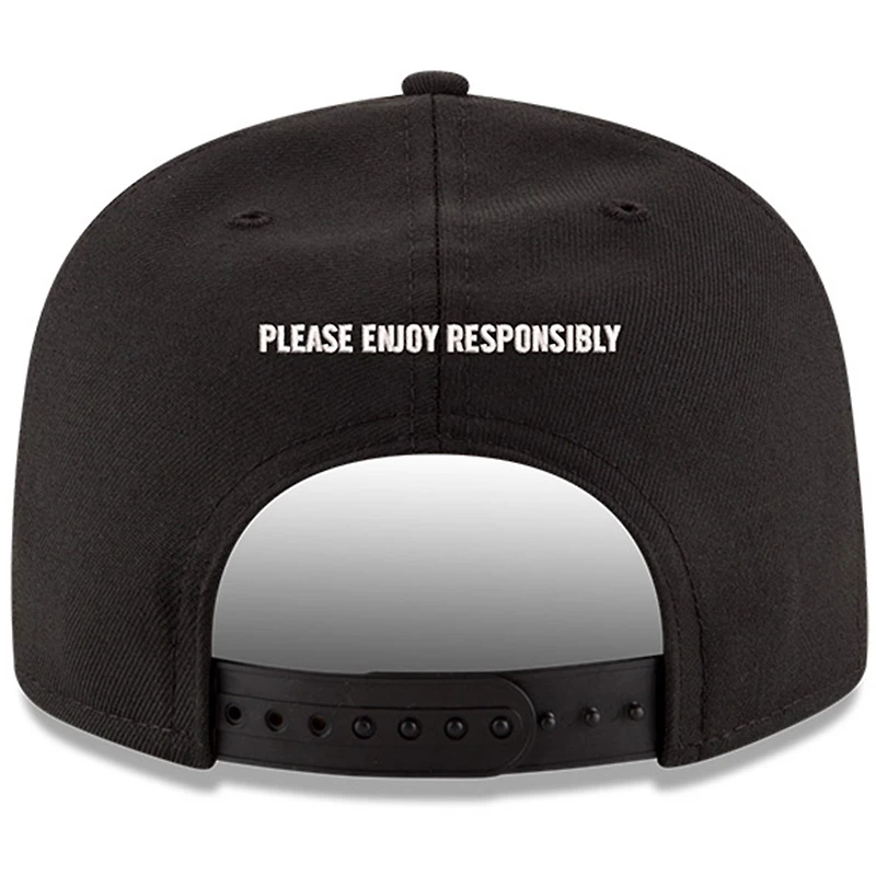 Casquette Snapback 9FIFTY noire Kyle Busch Rebel Bourbon de la collection Richard Childress Racing Team pour hommes