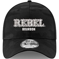 Collection Richard Childress Racing Team pour hommes, casquette réglable noire Kyle Busch Rebel Bourbon 9FORTY Trucker
