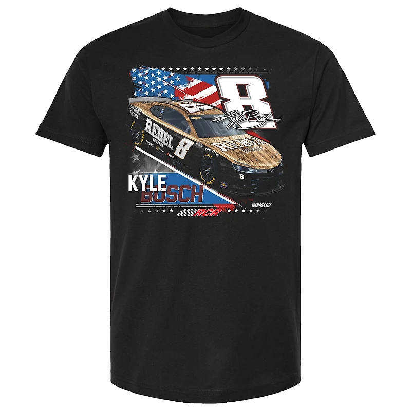 T-shirt patriotique de Kyle Busch Cheddar pour homme la collection Richard Childress Racing Team