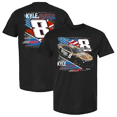 T-shirt patriotique de Kyle Busch Cheddar pour homme la collection Richard Childress Racing Team
