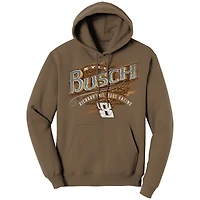 Sweat à capuche pour homme de la collection Richard Childress Racing Team, marron, Kyle Busch Rebel Bourbon