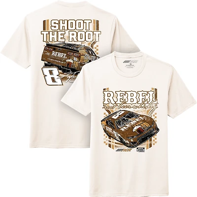 Men's Richard Childress Racing Team Collection Cream Kyle Busch Rebel Root Beer Whiskey Car T-Shirt
