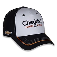 Collection Richard Childress Racing Team pour hommes, blanc/noir, uniforme de Kyle Busch Cheddars, chapeau réglable