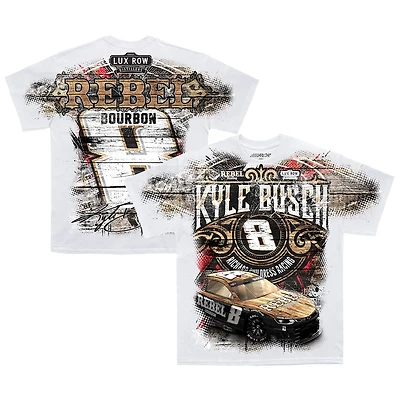 Men's Richard Childress Racing Team Collection  White Kyle Busch #8 Rebel T-Shirt