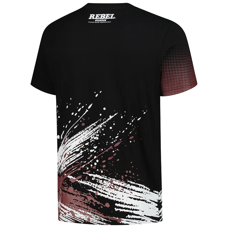 T-shirt noir pour homme Kyle Busch Touchdown Extreme