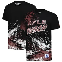 Men's Starter Black Kyle Busch Touchdown Extreme T-Shirt