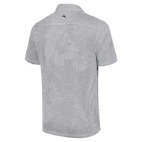 Polo Tommy Bahama gris Kyle Busch Santiago Paradise pour hommes