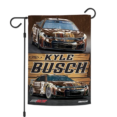WinCraft Kyle Busch 12" x 18" Double-Sided Garden Flag