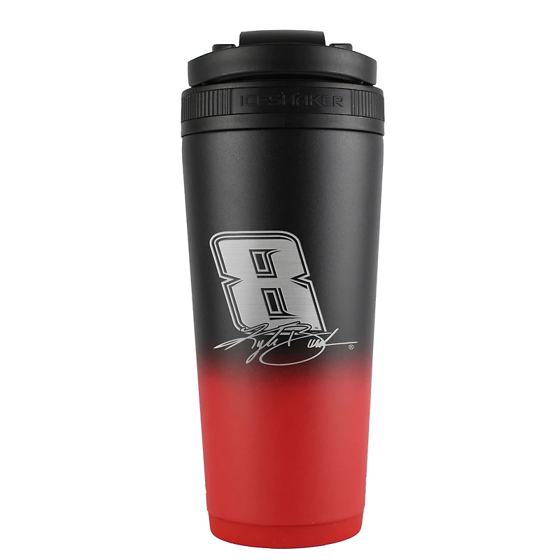 WinCraft Kyle Busch 26oz. Bouteille de mélangeur de shaker à glace en acier inoxydable