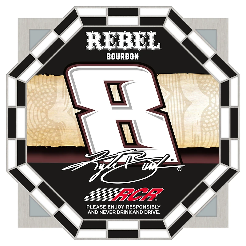 WinCraft Kyle Busch Pin de collection octogonale à carreaux