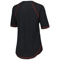 Haut raglan thermique tri-mélange noir Kyle Busch Ball Chase G-III 4Her par Carl Banks pour femmes