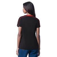 T-shirt d'entraînement Kyle Busch noir G-III 4Her pour femme par Carl Banks
