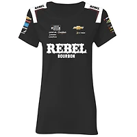 Women's Richard Childress Racing Team Collection  Black Kyle Busch Rebel Bourbon Uniform T-Shirt