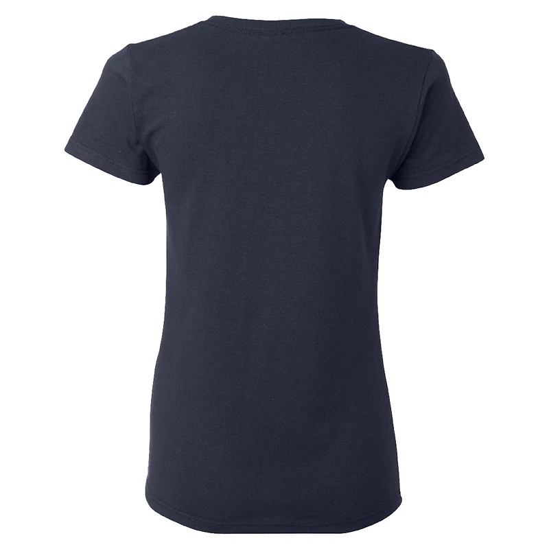 T-shirt bleu marine pour femme de la collection Richard Childress Racing Team, motif voiture Kyle Busch Cheddar