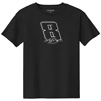 Youth Classic Ink  Black Kyle Busch #8 T-Shirt