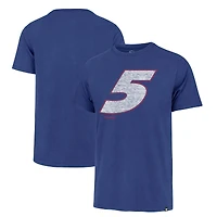 T-shirt bleu '47 Kyle Larson pour hommes, numéro de pilote Franklin