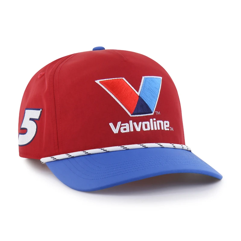Chapeau ajustable pour homme « 47 Red Kyle Larson Driver Hitch Rope brrr° »