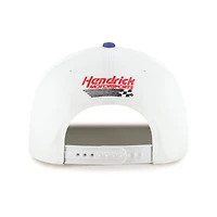 Casquette ajustable Kyle Larson Flame Hitch blanche et rouge pour homme