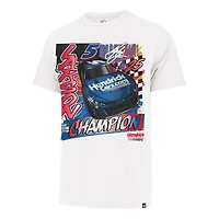Men's '47 White Kyle Larson 2025 NASCAR Cup Series Champion Regional Franklin T-Shirt