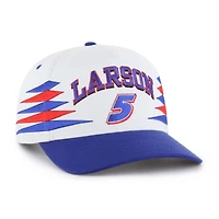 Men's '47  White Kyle Larson  Diamond Cut Hitch Adjustable Hat