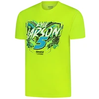 Men's Classic Ink Neon Green Kyle Larson XTREME SFG 2-Spot T-Shirt
