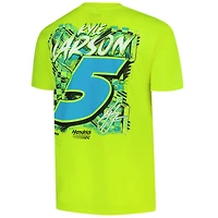 T-shirt Kyle Larson XTREME SFG 2-Spot vert néon classique pour homme