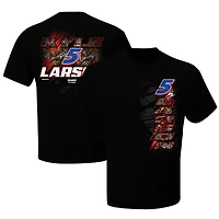 T-shirt camouflage Kyle Larson noir pour homme de la collection Hendrick Motorsports Team