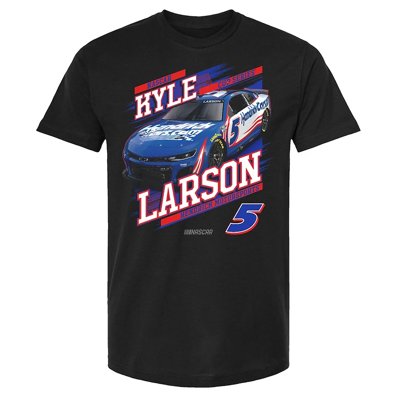 T-shirt noir pour homme de la collection Hendrick Motorsports Team Kyle Larson HendrickCars.com