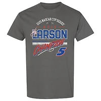 Men's Hendrick Motorsports Team Collection Charcoal Kyle Larson 2025 NASCAR Cup Series Champion Banner T-Shirt