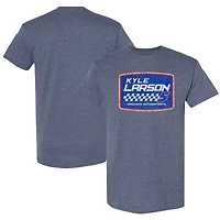 Men's Hendrick Motorsports Team Collection Heather Navy Kyle Larson Vintage T-Shirt