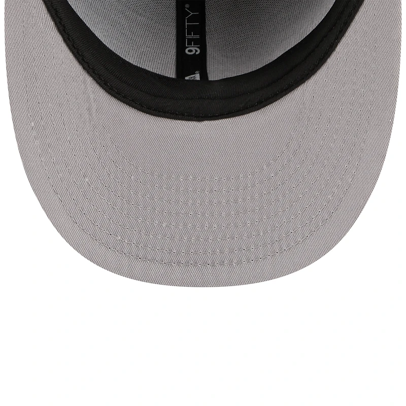 Casquette snapback New Era 9FIFTY noire pour homme, motif aigle et drapeau patriotiques