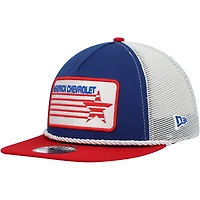 Men's New Era Blue/Red Kyle Larson Golfer Snapback Hat