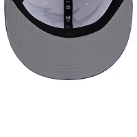 Casquette Snapback Kyle Larson Jagged 9FIFTY bleue New Era pour homme