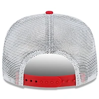 Men's New Era Red/White Kyle Larson Golfer Snapback Adjustable Hat
