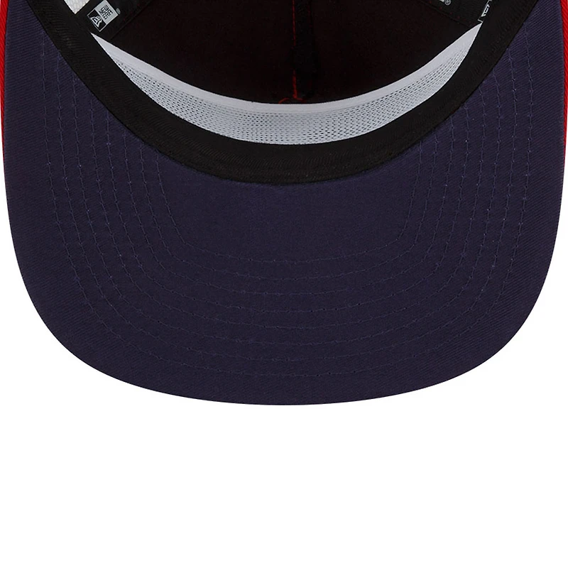 Casquette ajustable New Era rouge et blanche Kyle Larson Golfer pour homme