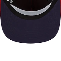 Casquette ajustable New Era rouge et blanche Kyle Larson Golfer pour homme