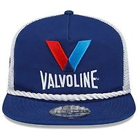 Men's New Era Royal/White Kyle Larson Golfer Snapback Adjustable Hat